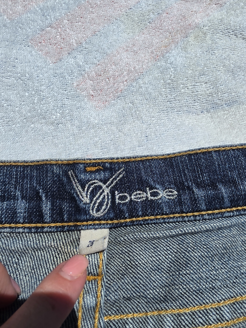 bebe Women’s Light Blue Denim Jeans - Size 28